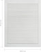 vidaXL - Kastdeur - met - lamellen - 61,5x39,4 - cm - massief - grenenhout - wit