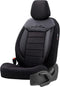 Otom Comfortline - Stoelhoezenset 11-delig - Drielaags materiaal - Zwart