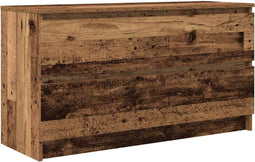 vidaXL - Tv-meubel - 100x35x54 - cm - bewerkt - hout - oud - houtkleurig