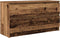 vidaXL - Tv-meubel - 100x35x54 - cm - bewerkt - hout - oud - houtkleurig