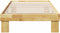 vidaXL - Bedframe - zonder - matras - 75x190 - cm - massief - hout - eiken
