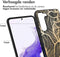 iMoshion Hoesje Geschikt voor Samsung Galaxy S23 Hoesje Siliconen - iMoshion Design hoesje - Goud / Golden Leaves