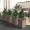 vidaXL-Plantenbakken-4-st-30x30x37-cm-polypropeen-bruin