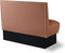 Bel Air Dinerbank Single Booth HW-120 Dusty Rose