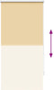vidaXL - Rolgordijn - verduisterend - 60 - x - 120 - cm - beige