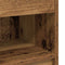 vidaXL - Nachtkastjes - 2 - st - met - lade - 39x28x41 - cm - oud - houtkleurig