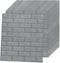 vidaXL - 3D-behang - zelfklevend - 20 - st - bakstenen - antracietkleurig