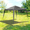 Lifetime Garden Partytent 3 x 3M - Feesttent met Haringen en Scheerlijnen - Nokhoogte 2.5M - Antraciet