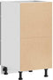 vidaXL - Onderkast - Lyon - 40x46x81,5 - cm - bewerkt - hout - zwart
