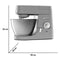 Kenwood Chef KVC3100S - Keukenmachine - 1000W 4,6L - Zilver