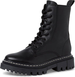 Tamaris 1-25276-41-003 - Dames enkellaars - Comfort voering blokhak - Zwart