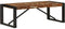vidaXL - Salontafel - 100x50x35 - cm - massief - gerecycled - hout - meerkleurig