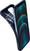 Spigen Liquid Air - Soft case - Krasbestendig - Blauw - iPhone 12 Pro Max