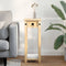vidaXL - Plantenstandaard - Corona - 30x30x73 - cm - massief - grenenhout