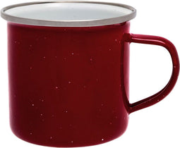 Origin outdoors emaille beker 360 ml rood