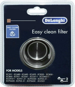 De'Longhi DLSC401 - 2-Kops Easy Clean Filter - Koffiemachineonderdelen
