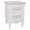 Nachtkastje Alexandra House Living Wit 33 x 53 x 37 cm