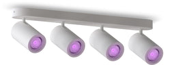 Calex Smart Plafondlamp - 4-Lichts - Slimme Opbouwspot - Draaibaar - Wit