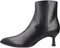 Unisa Lomas - Enkellaarsjes met rits - Kitten heel 6 cm - Zwart - Maat 39