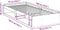 vidaXL - Bedbank - zonder - matras - wasbruin - 75x190 - cm - massief - grenenhout