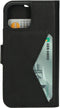 Mobiparts iPhone 13 Mini/12 Mini - Classic Wallet Case - RFID bescherming - Zwart