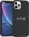 iMoshion Hoesje Geschikt voor iPhone 12 Pro / 12 Hoesje Siliconen - iMoshion Design hoesje - Zwart / Fuck Off