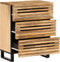 vidaXL - Dressoir - 60x34x75 - cm - massief - ruw - mangohout