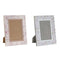 Handtas Dames DKD Home Decor Blauw Wit Grijs Kameel Licht Roze 16,5 x 2 x 21,5 cm (2 Stuks)