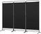 Angel Living Kamerscherm - 3 Panelen - 243 x 180 cm - Inklapbaar - Zwart