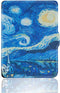 Lunso - Geschikt voor Kobo Clara 2E hoes (6 inch) - sleep cover - Van Gogh Sterrennacht