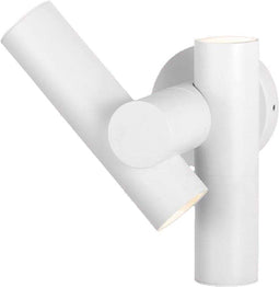 V-TAC VT-1186-W Buitenverlichting - Verstelbare wandlamp - IP44 - Wit Behuizing - 6 Watt - 620 Lumen - 3000K