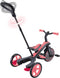 Globber Explorer Trike - 4in1 driewieler - Verstelbaar zadel en handgreep - Roze