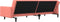 vidaXL - Slaapbank - 2-zits - met - 2 - kussens - fluweel - roze