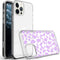 iMoshion Hoesje Geschikt voor iPhone 12 Pro / 12 Hoesje Siliconen - iMoshion Design hoesje - Transparant / Paars / Design Leopard Lilac