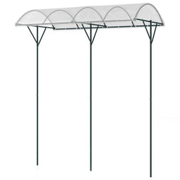 Coast Plantenklimrek - PVC Overkapping - 246 cm Hoog - Zwart/Wit