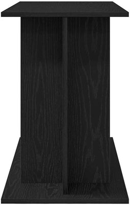 vidaXL - Aquariumstandaard - 100x40x60 - cm - spaanplaat - zwart - eikenkleurig