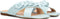 Guess Sameya - Dames Slippers - Gekruiste banden - Lichtblauw