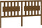 vidaXL - Hoofdbord - 155,5x4x100 - cm - massief - grenenhout - honingbruin