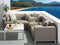 Beliani BELIZE - Loungeset voor 5 - Beige - Kunststof