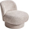 AYLO - Fauteuil - Beige - Bouclé
