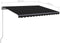 vidaXL - Luifel - automatisch - met - LED - en - windsensor - 350x250 - cm - antraciet