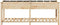 vidaXL - Tuinplanter - met - Rasters - 203x53x76 - cm - Massief - Grenenhout