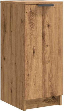 vidaXL - Schoenenkast - 29,5x35x70 - cm - bewerkt - hout - artisanaal - eikenkleur