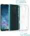 iMoshion Hoesje Geschikt voor Motorola Moto G9 Play / Moto E7 Plus Hoesje Siliconen - iMoshion Design hoesje - Wit / Transparant / Dandelion
