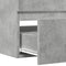 vidaXL - Wastafelkast - 90x38,5x45 - cm - spaanplaat - betongrijs