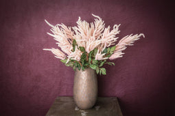 PTMD Twig Plant Astilbeen Kunsttak - 57 x 16 x 104 cm - Roze