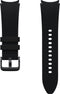 Samsung Watch Hybrid Leather Band - Geschikt voor Galaxy Watch6 (Classic) - Zweetbestendig - Zwart (S/M)