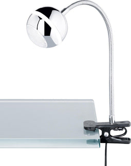Trio leuchten Baloubet - Klemspot - Flexibele arm LED 350 lm - Chroom