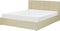 DREUX - Bed met opbergruimte - Beige - 160 x 200 cm - Polyester