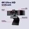 Trust Teza - 4K Ultra HD-webcam - Autofocus dubbele microfoon - 30fps